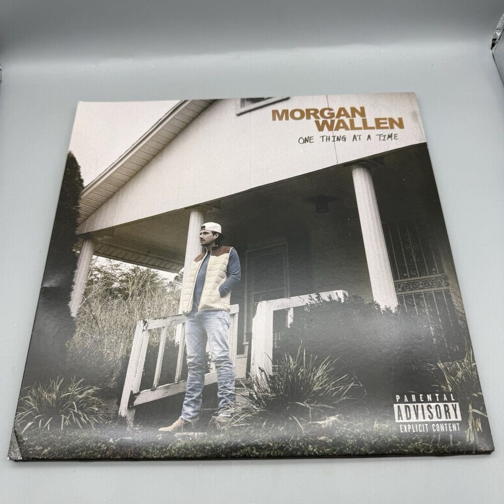Morgan Wallen One Thing at a Time Rare Limited Baby Blue Color Vinyl 3xLP